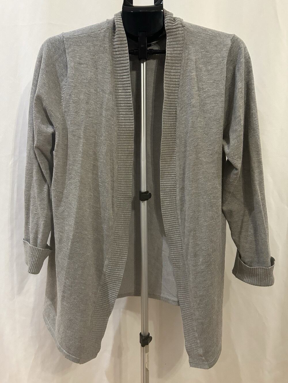 Grace Gray Open Cardigan Women's size XL